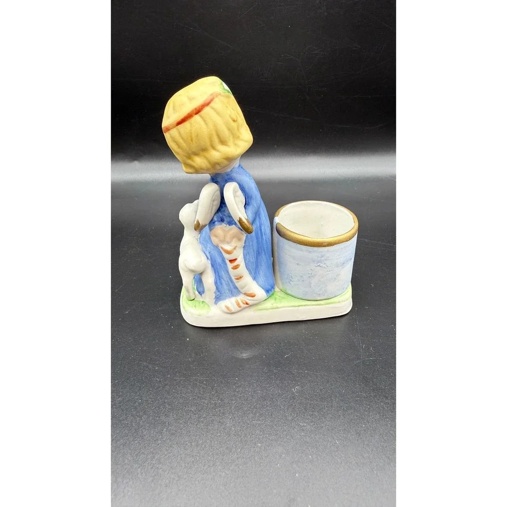 Vintage 1978 Jasco Christmas Luvkins Angel Bisque